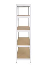 Μεταλλική ραφιέρα με ξύλο MDF Futur Plus διαστάσεων 180x120x45cm, 5x275kg κωδ .1178 - Image 6