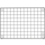 Διακοσμητικό πλέγμα τοίχου, μεταλλικό, μαύρο, 80x40 εκ.