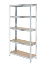 Μεταλλική ραφιέρα με ξύλο MDF διαστάσεων 180х100х30cm, 5x100 kg max κωδ. 9545521 - Image 3