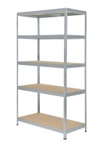 Μεταλλική ραφιέρα με ξύλο MDF FUTUR PLUS 213x120x45, 5x250 kg κωδ. 1182 - Image 5