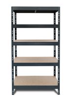 Μεταλλική ραφιέρα με ξύλο HDF Garage Rivet 180x100x50, 5x300 kg κωδ. 2211 - Image 4