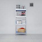 Αλουμινίου ραφιέρα  Gastronom  με ράφια PP πολυπροπυλένιο 180x75x50, 4×175 kg κωδ. 2710 - Image 2