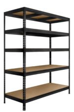 Μεταλλική Ραφιέρα με ξύλο MDF Praktik διαστάσεων 180x180x45 κωδ. 2318 - Image 2