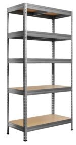 Μεταλλική Ραφιέρα με ξύλο MDF Praktik διαστάσεων 180x90x45 κωδ. 2304 - Image 2