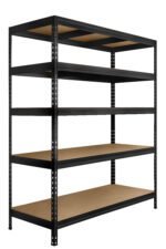 Μεταλλική Ραφιέρα με ξύλο MDF Praktik διαστάσεων 180x180x45 κωδ. 2318 - Image 2