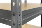 Μεταλλική Ραφιέρα με ξύλο MDF Praktik διαστάσεων 180x90x45 κωδ. 2304 - Image 3